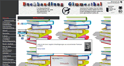 Desktop Screenshot of gimmerthal-online.de